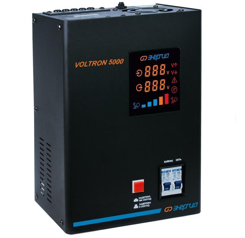Стабилизатор напряжения Энергия Voltron 5000 с повышенной точностью